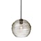 Besa Lighting Wave 10 Cord Pendant, Smoke, Bronze Finish, 1x60W Incandescent 1TT-462702-BR - alternate 1